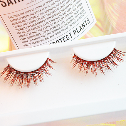 High-end 3D stereo color eyelashes  yc21215