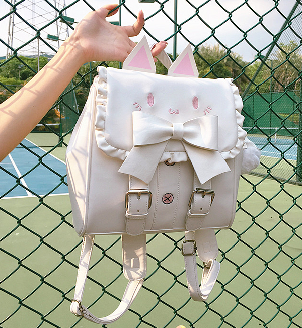 Cat Bow School Backpack YC30022