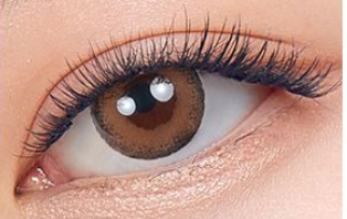 Black and yellow contact lenses (TWO PIECE)  YC21233