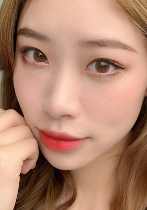 Brown contact lenses (TWO PIECE)   YC21244