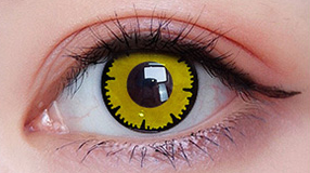 COSplay Flower Yellow Contact lens (Two piece) yc21132