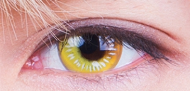 COSplay Yellow£¨Two piece£©Contacts Lens yc20751