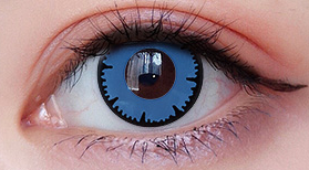 COSplay Flower Blue Contact lens (Two piece) yc21134