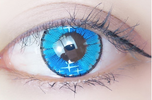 COSplay Colorful Blue£¨Two piece£©Contacts Lens YC20763