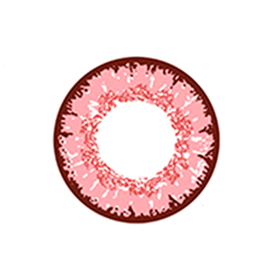 Pink contact lenses (TWO PIECE)    YC21306