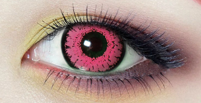 Pink contact lenses (TWO PIECE)  YC21306