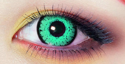 Green Contact Lens (TWO PIECE)   YC21317