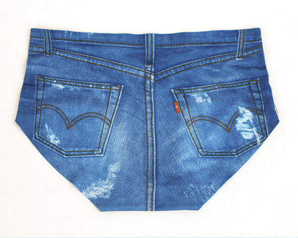 Lolita imitation denim ice silk briefs     YC21427