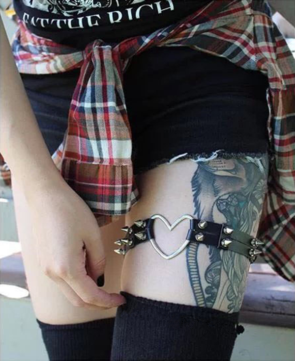 Harajuku love punk leg ring YC21532