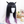 Load image into Gallery viewer, Lolita black purple gradient wig YC21538

