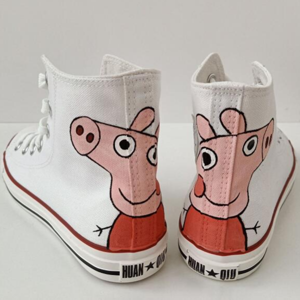 Peppa Pig Graffiti Canvas Shoes YC21553