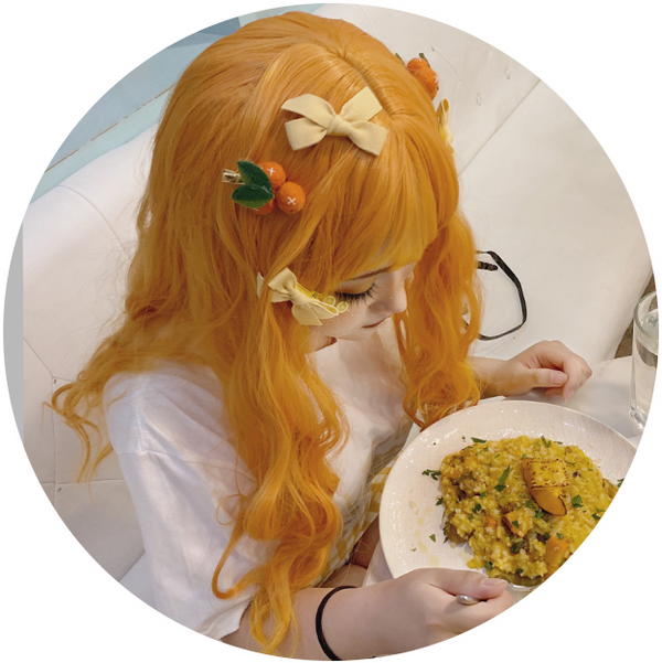 Harajuku Orange Wig YC21654