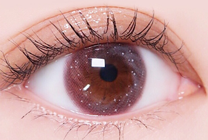 Pink contact lenses (two pieces) YC21841