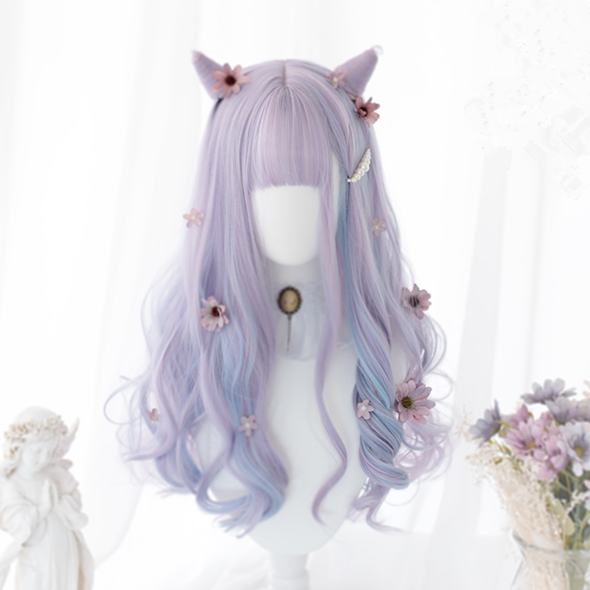 Lolita mixed color wig + devil horn *2 YC21867