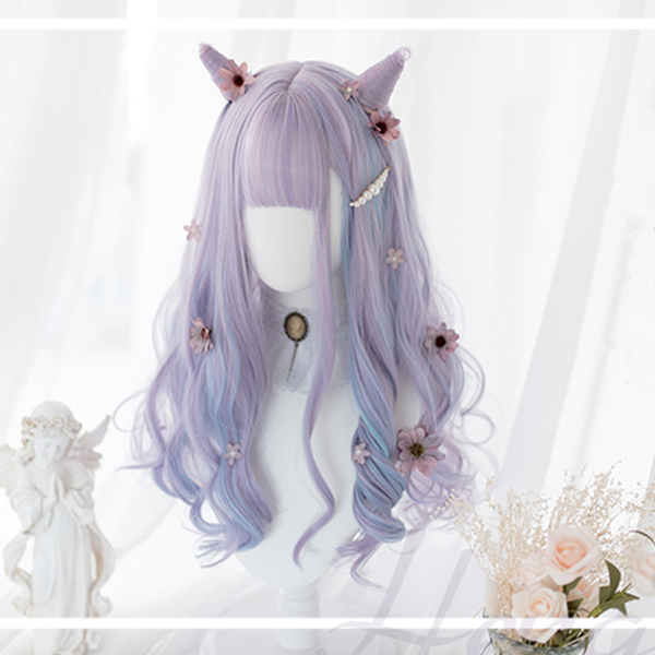 Lolita mixed color wig + devil horn *2 YC21867
