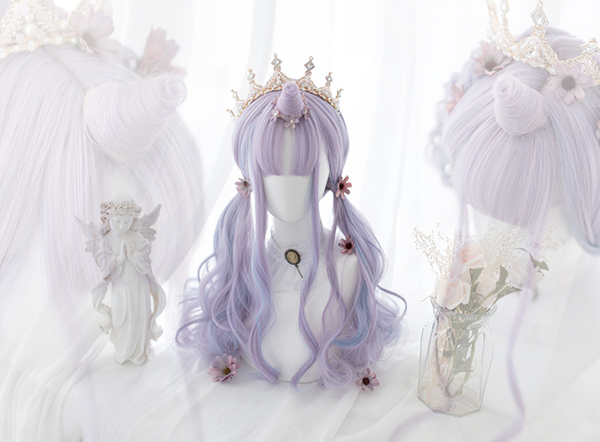 Lolita mixed color wig + devil horn *2 YC21867