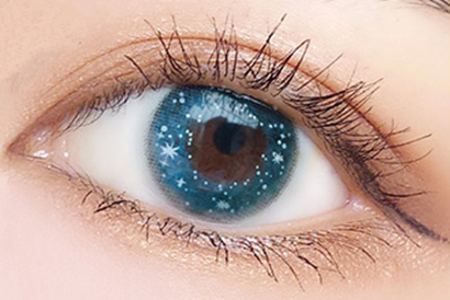 Blue contact lenses (two pieces) YC21882
