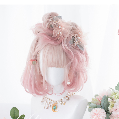 Lolita gradient wig + tiger mouth clip YC21892