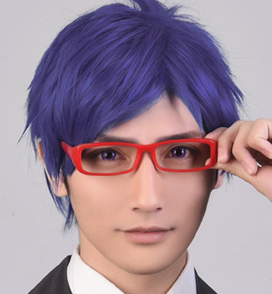 Purple contact lenses (two pieces) YC21899