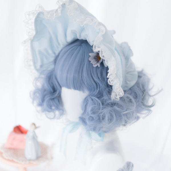 Blueberry mixed color wig YC21993
