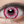 Load image into Gallery viewer, Red and white contact lenses (two pieces) YC22039
