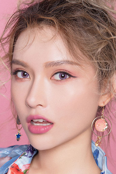 Purple contact lenses (two pieces) YC22071