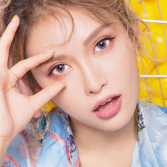 Purple contact lenses (two pieces) YC22071