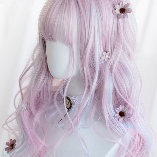 Harajuku mixed color wig + little devil * 2 YC22112