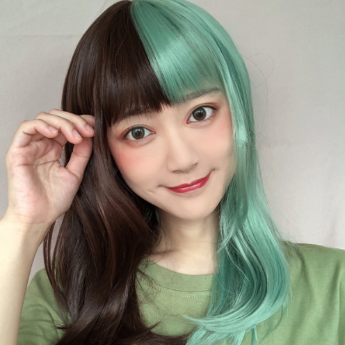 Harajuku stitching wig YC22117