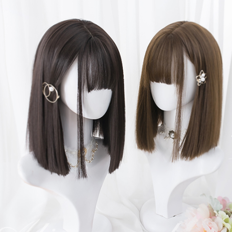 Lolita long straight hair wig yc22251
