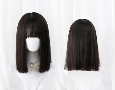 Lolita long straight hair wig yc22251