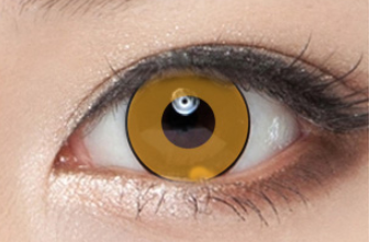 COSplay Orange Black Contacts Lens£¨Two Piece£©yc22286