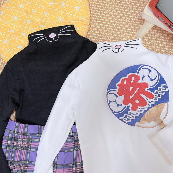 Harajuku cute cat cartoon long sleeve yc22303
