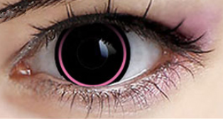 COSplay black pink Contacts Lens£¨Two Piece) yc22319