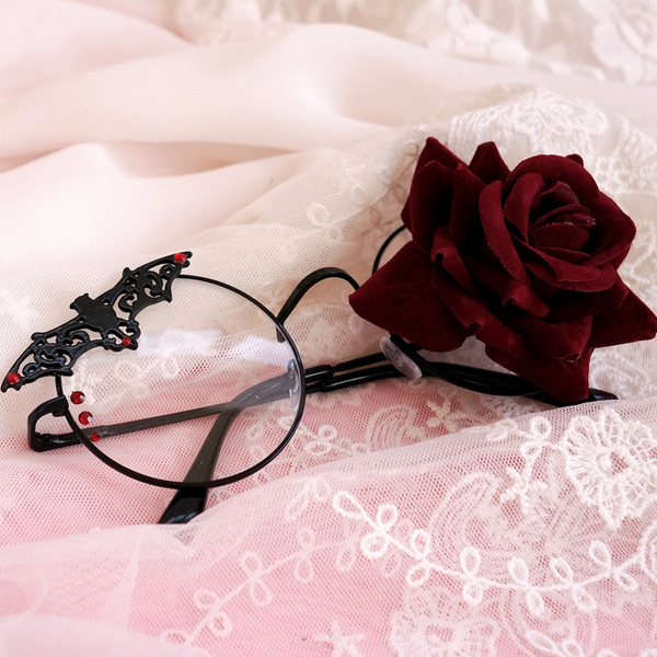Dark punk lolita glasses yc22382