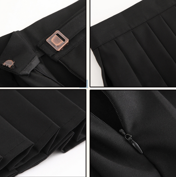 Japanese uniform pleated skirt yc22482