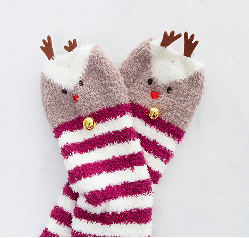 Christmas moose socks yc22483