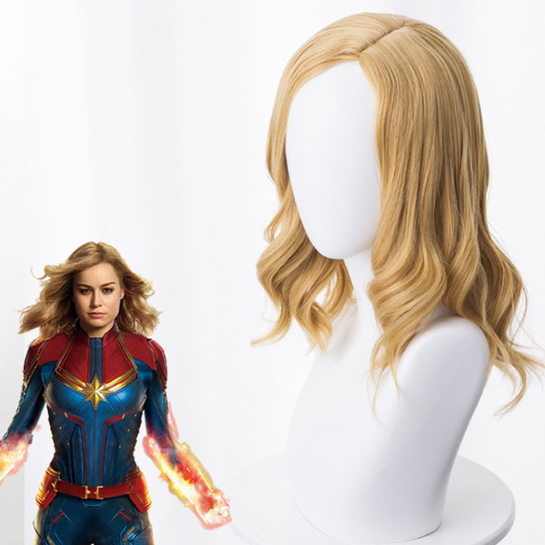 Captain Marvel cosplay wig yc22545