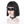 Load image into Gallery viewer, Harajuku black short hair wig yc22760
