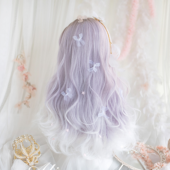 Harajuku pink purple mixed wig  yc22768