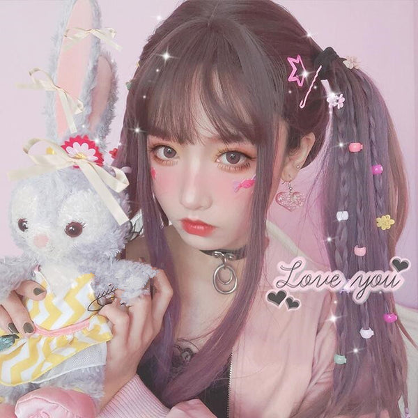 Harajuku long curly wig yc23004
