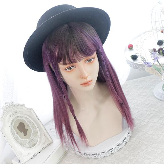 lolita fashion purple wig yc23529