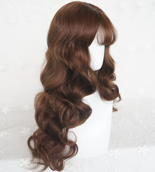 Lolita brown curly wig yc23841