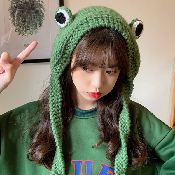 Cute frog knitted hat YC50102 – anibiu
