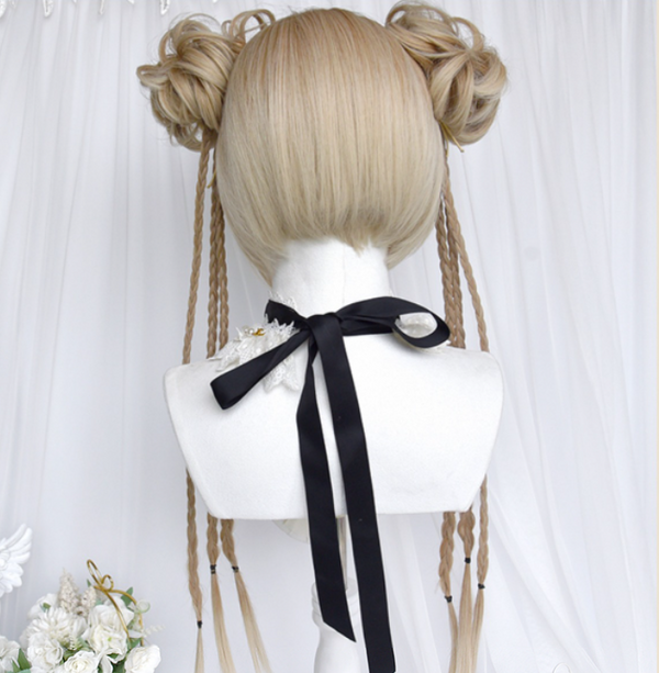 Lolita Tiger Clip Double Ponytail Wig yc50124