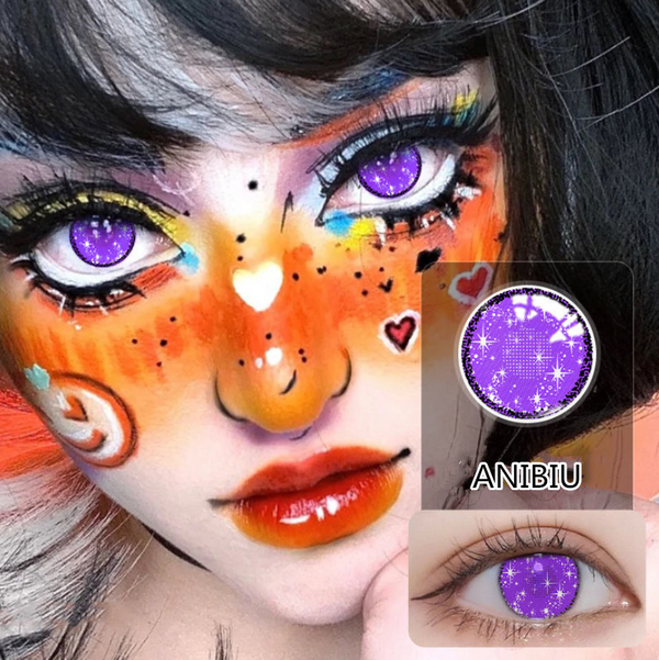 cosplay purple contact lenses (two pieces) yc50172