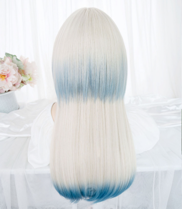 Cute jellyfish head gradient wig yc50182
