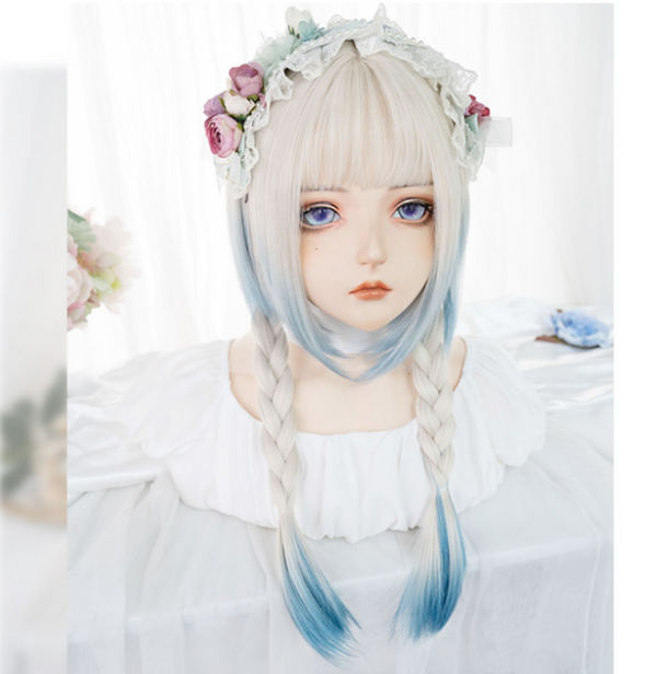 Cute jellyfish head gradient wig yc50182