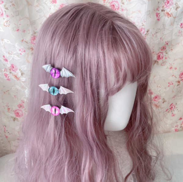 Lolita Devil Wings Hair Clip (3 Pieces) yc50187