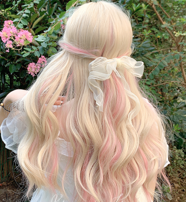 lolita highlights long curly wig yc50196